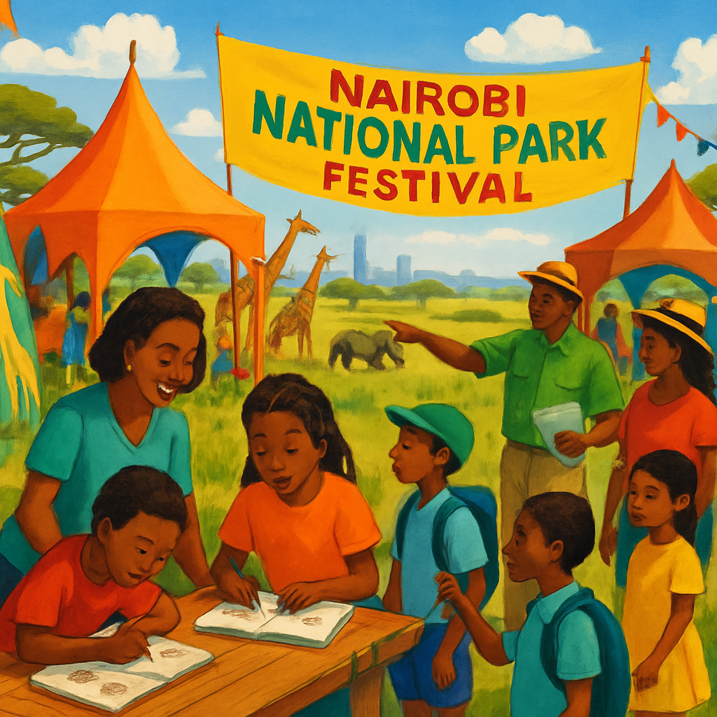 Nairobi National Park Festival - Kenya DIY Paint By Numbers