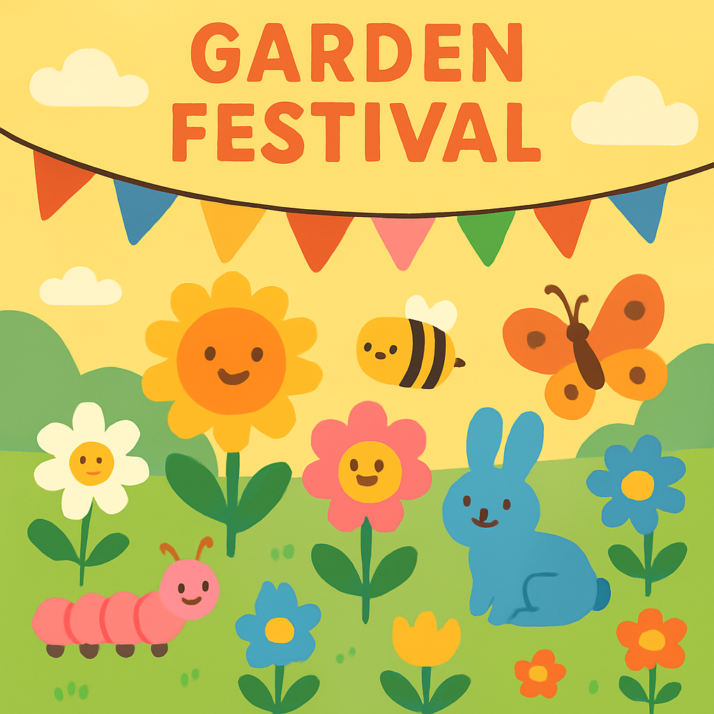 Magical Garden Festival Paint By Numbers