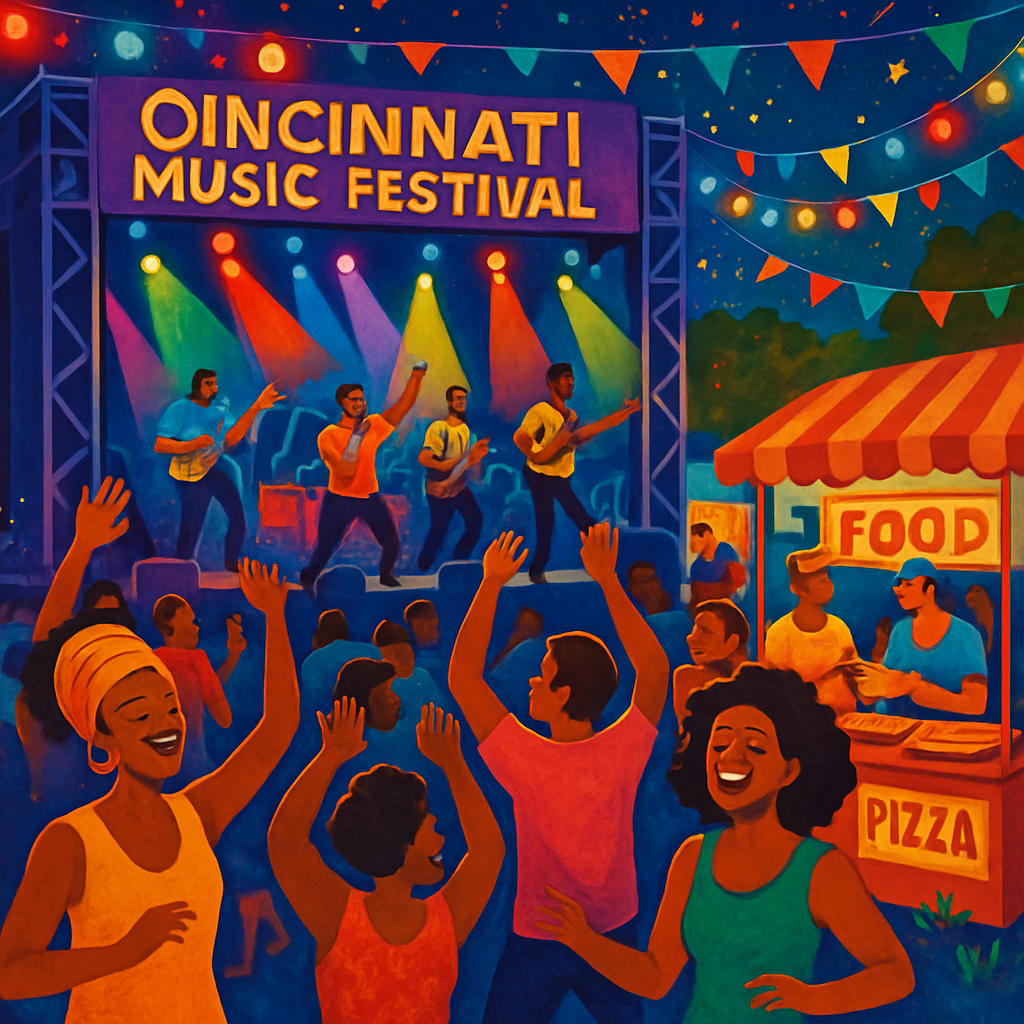 Cincinnati Music Festival - United States DIY Paint By Numbers