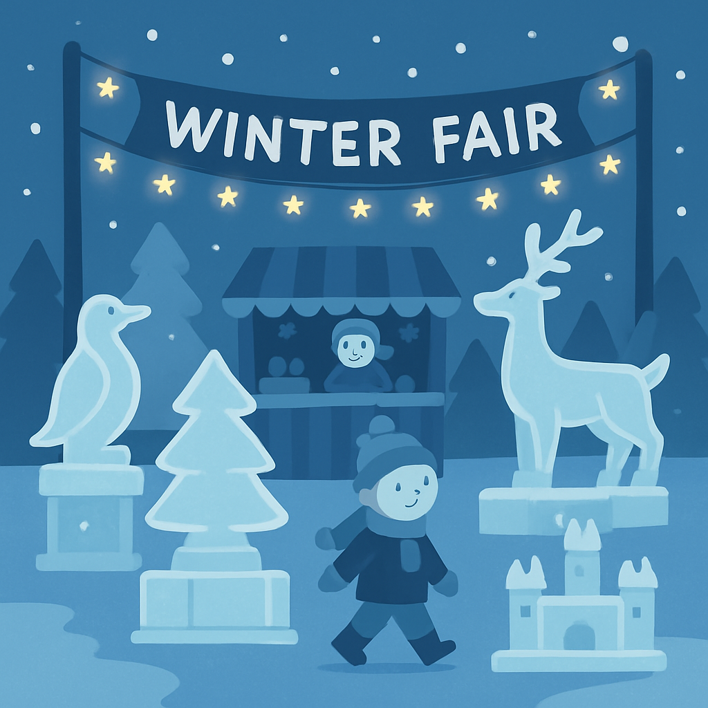 Winter Wonderland Fair Paint By Numbers