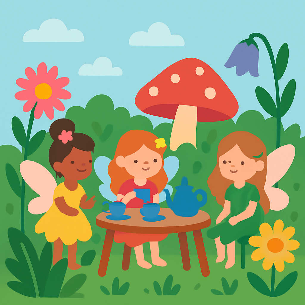 Fantastic Fairy Tea Garden Paint By Numbers