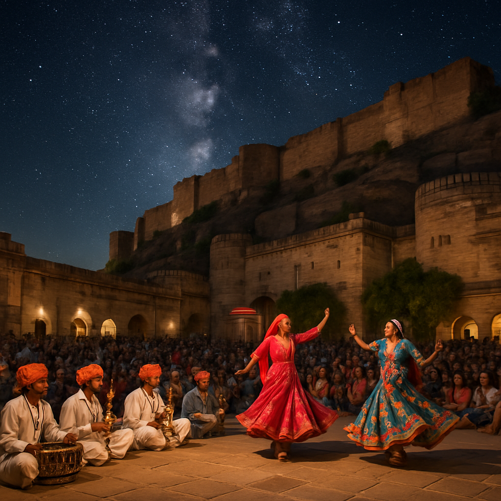 Rajasthan International Folk Festival - India Paint By Numbers
