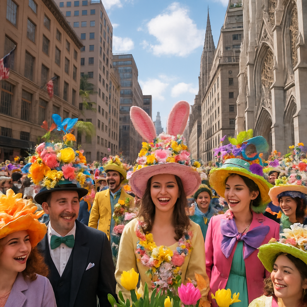 Easter Parade And Bonnet Festival - New York Paint By Numbers