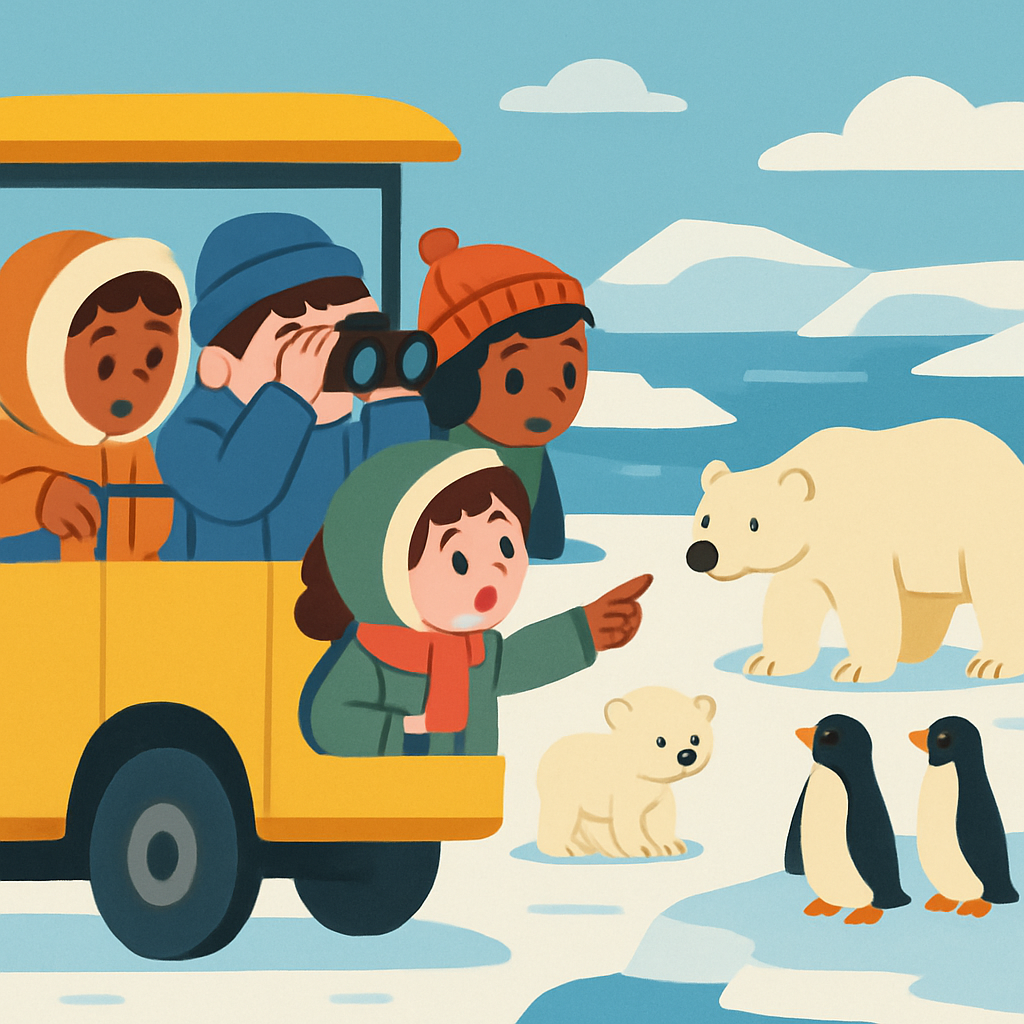 Safari In The Arctic Paint By Numbers Art