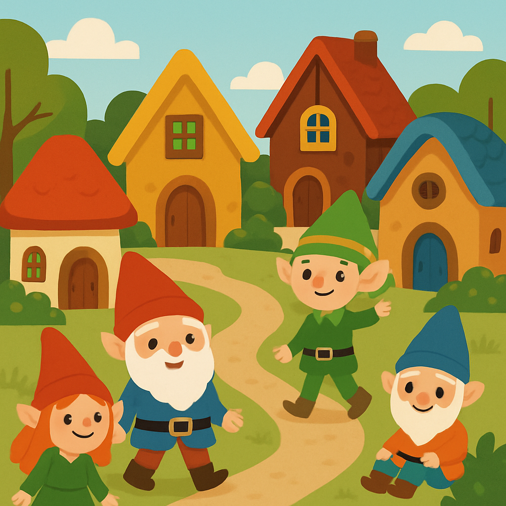 Fairy Tale Village Adventure Paint By Numbers Art