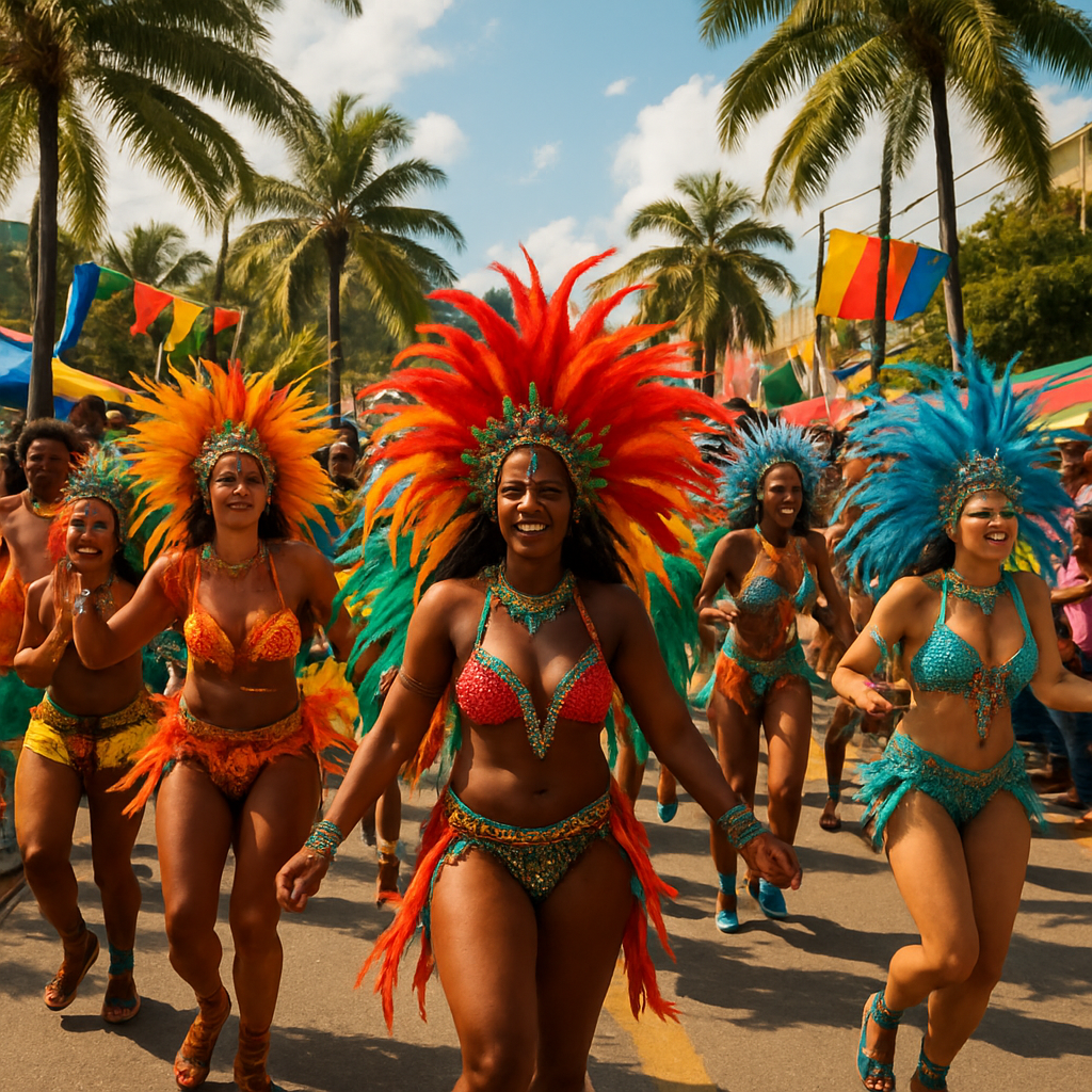 Kingston's Carnival - Jamaica Paint By Numbers Kits