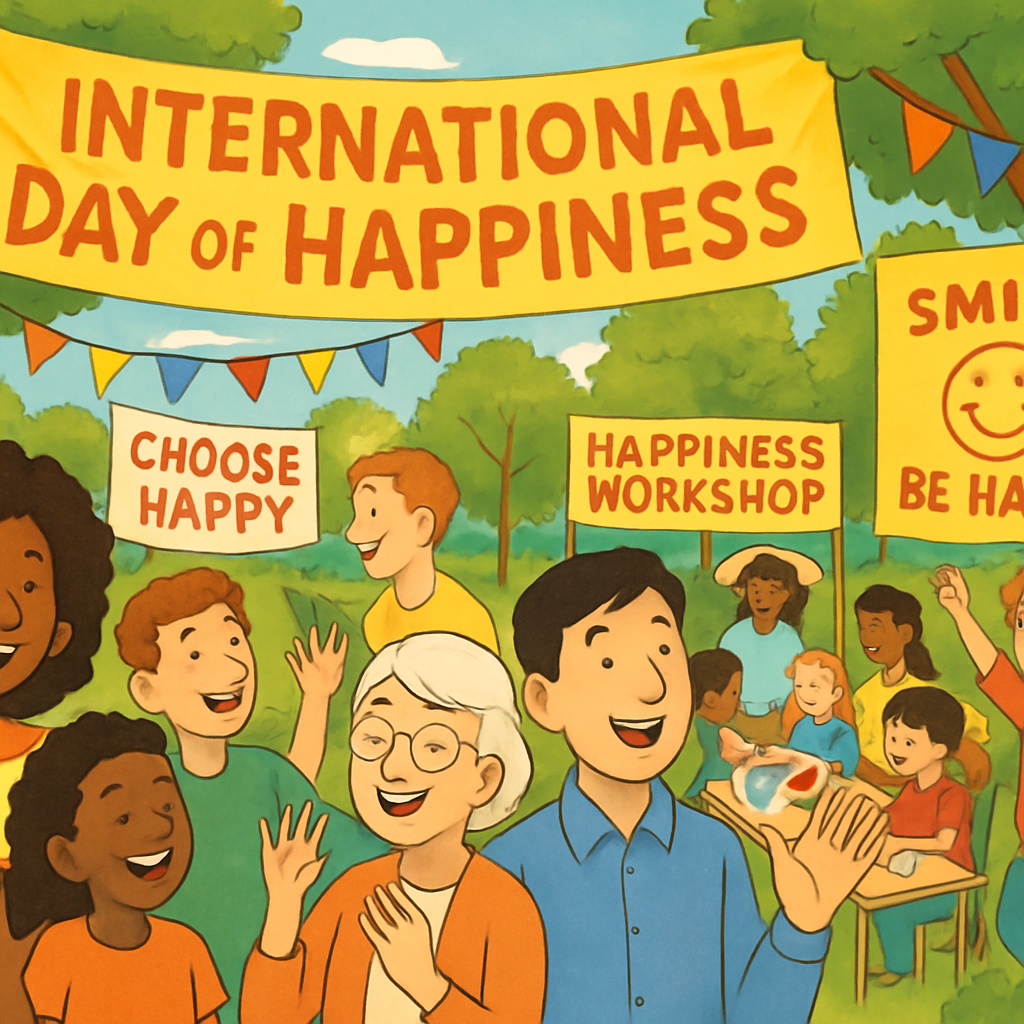 International Day Of Happiness - Global Paint By Numbers Kits