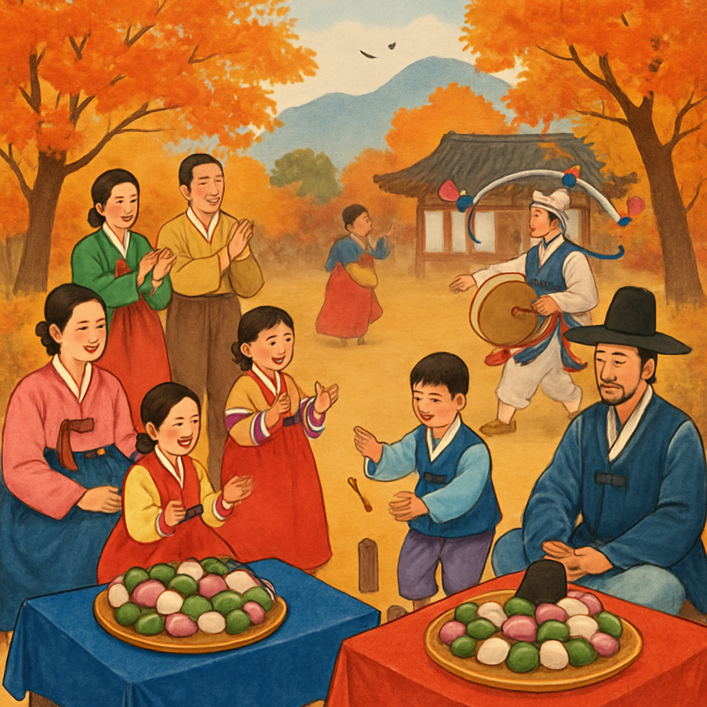 Korean Harvest Festival - South Korea Paint By Numbers Kits