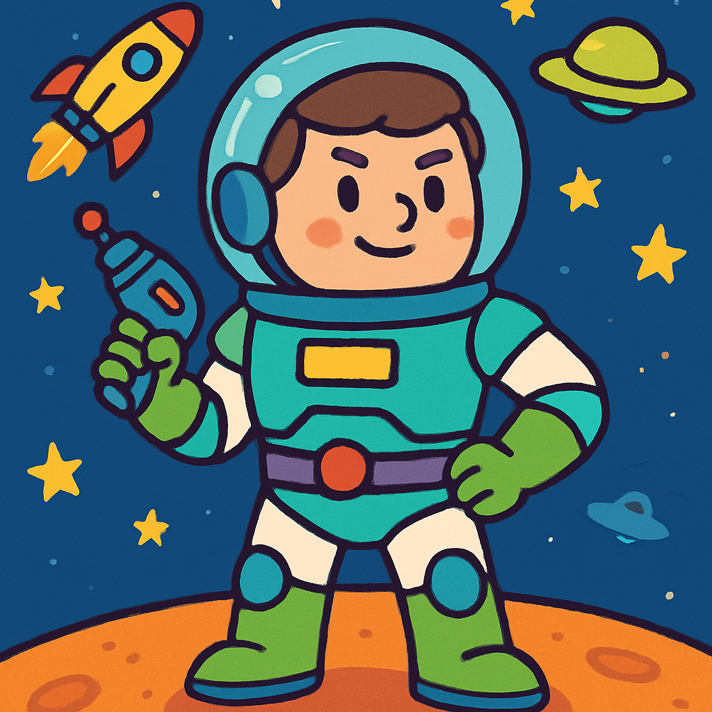 Heroic Space Ranger Paint By Numbers Kits
