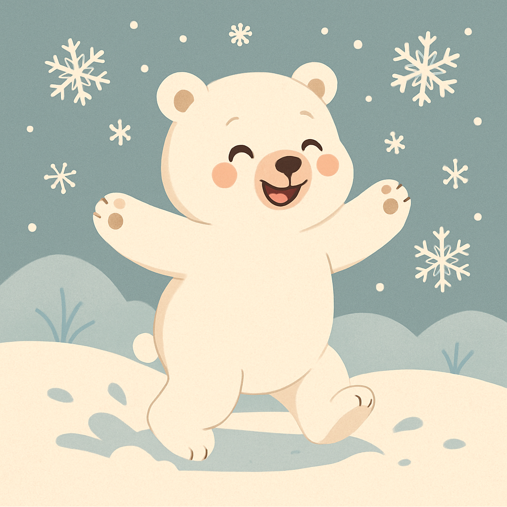 Gentle Polar Bear Paint By Numbers Kits