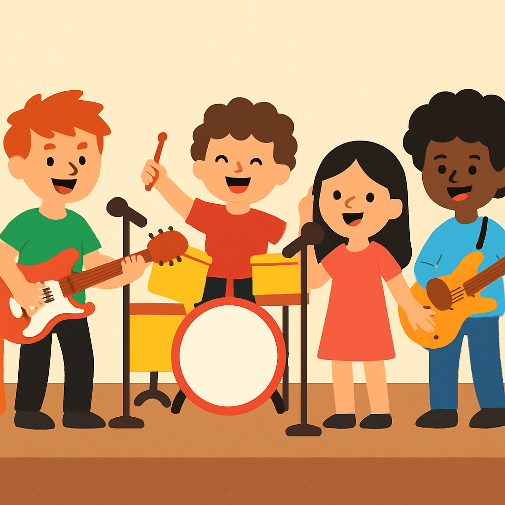 Rock Band Jam Paint By Color