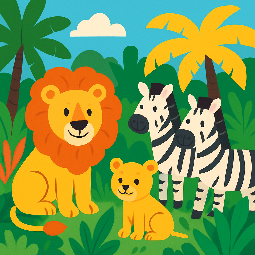 Super Safari Paint By Color