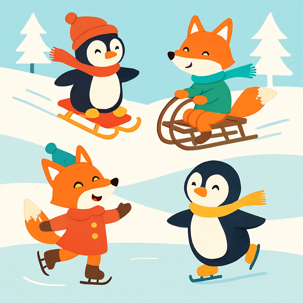 Winter Joyride Paint By Color