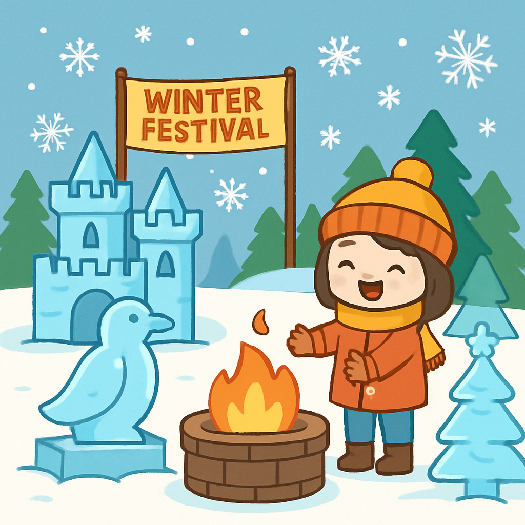 Winter Festival Magic Paint By Numbers Art