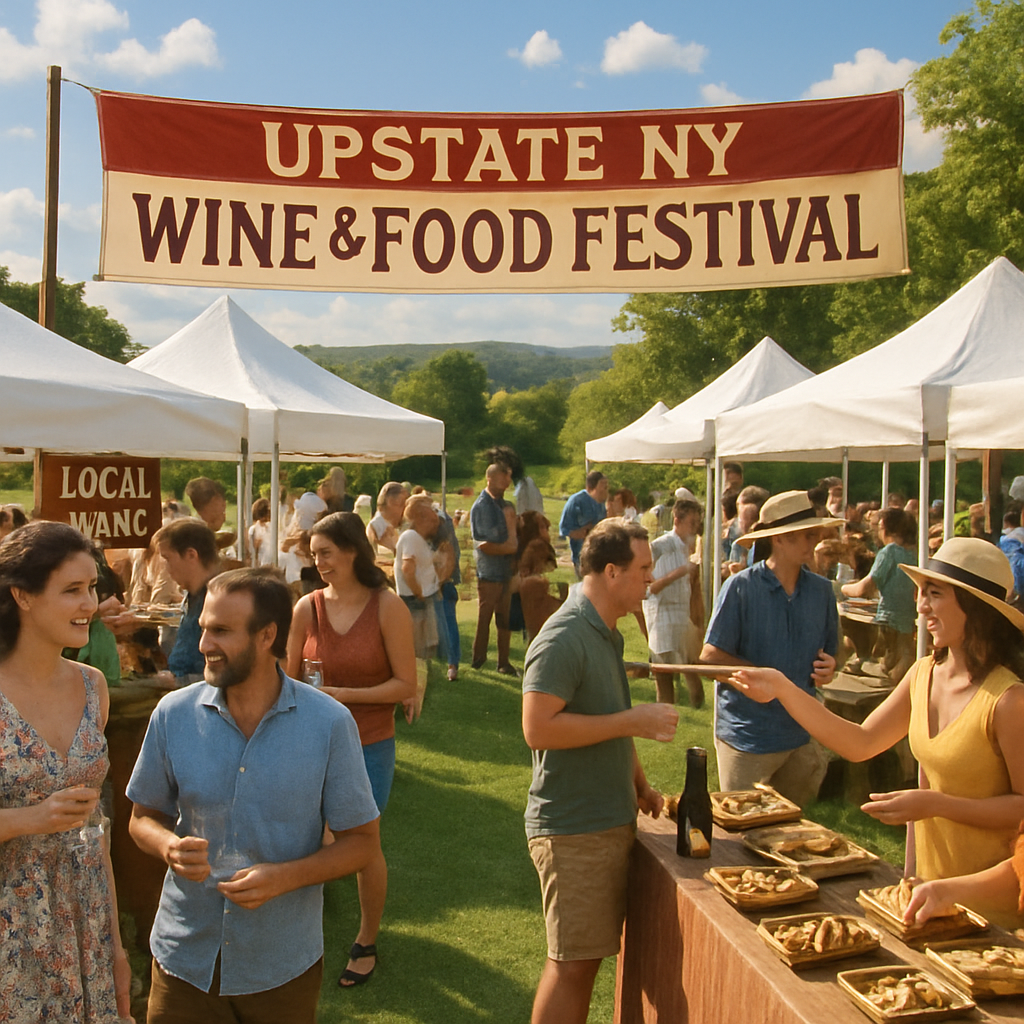 Upstate NY Wine And Food Festival Paint By Numbers Kits