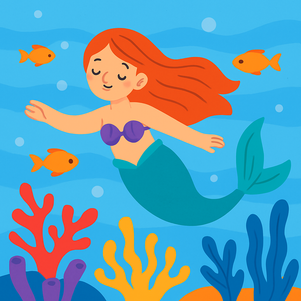Mermaid Magic Paint By Numbers Art