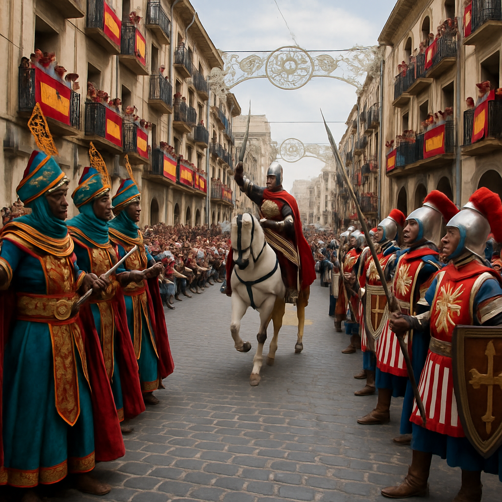 Alcoy Moors And Christians Festival - Spain Painting By Numbers Kit