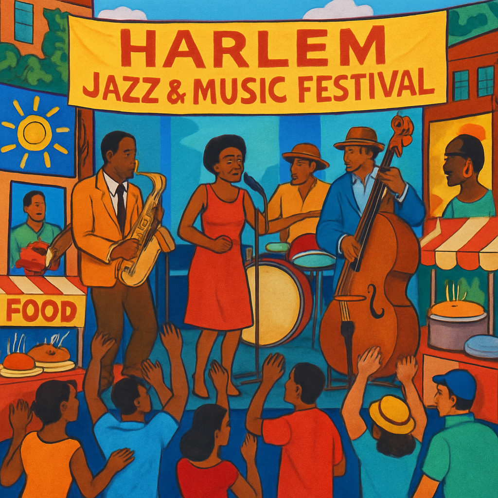 Harlem Jazz & Music Festival - United States Painting By Numbers Kit