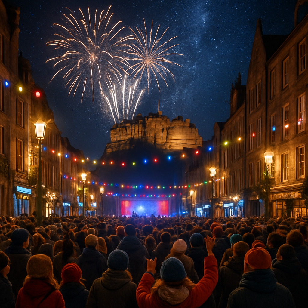 Hogmanay - UK Number Painting