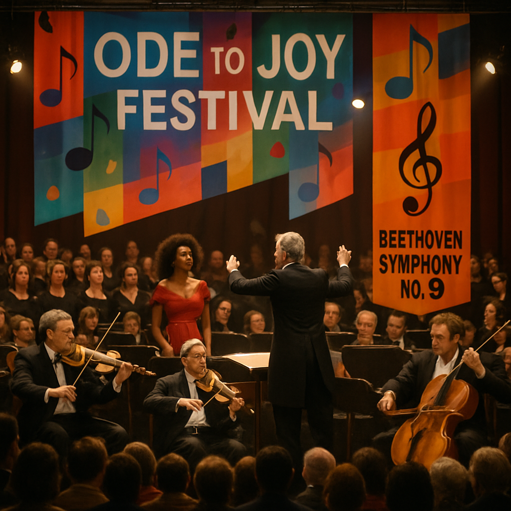 Ode To Joy Festival Number Painting