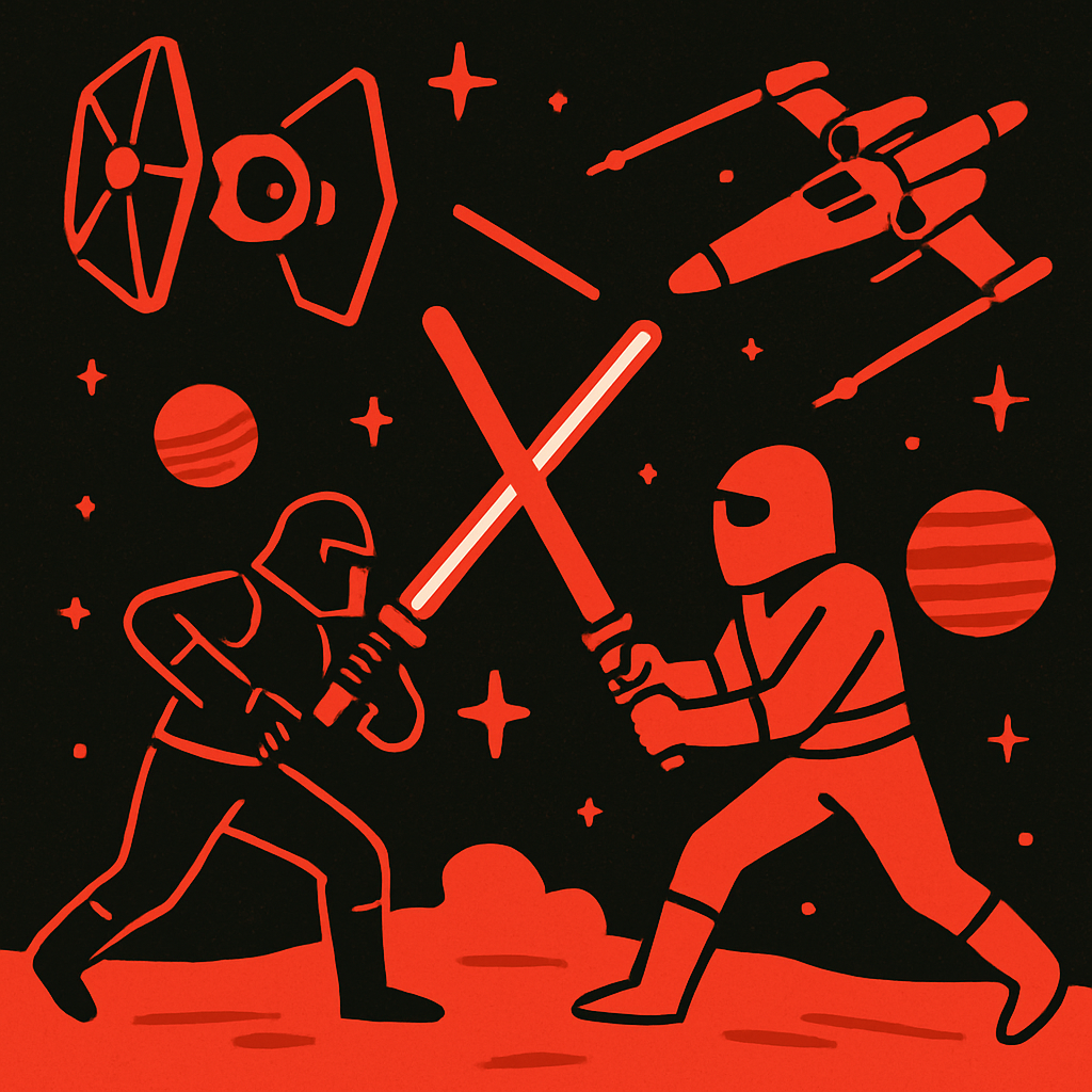 Epic Space Battle Mission Paint By Number