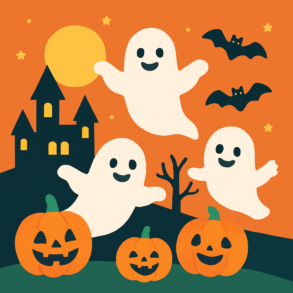 Spooky Halloween Paint By Numbers Kits