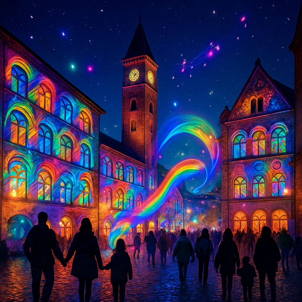 Norrköping Lights Festival - Sweden Painting By Numbers Kit