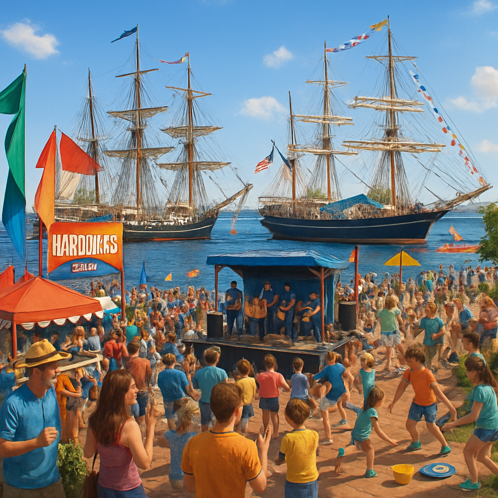 Harborfest - Norfolk, Virginia, USA Number Painting