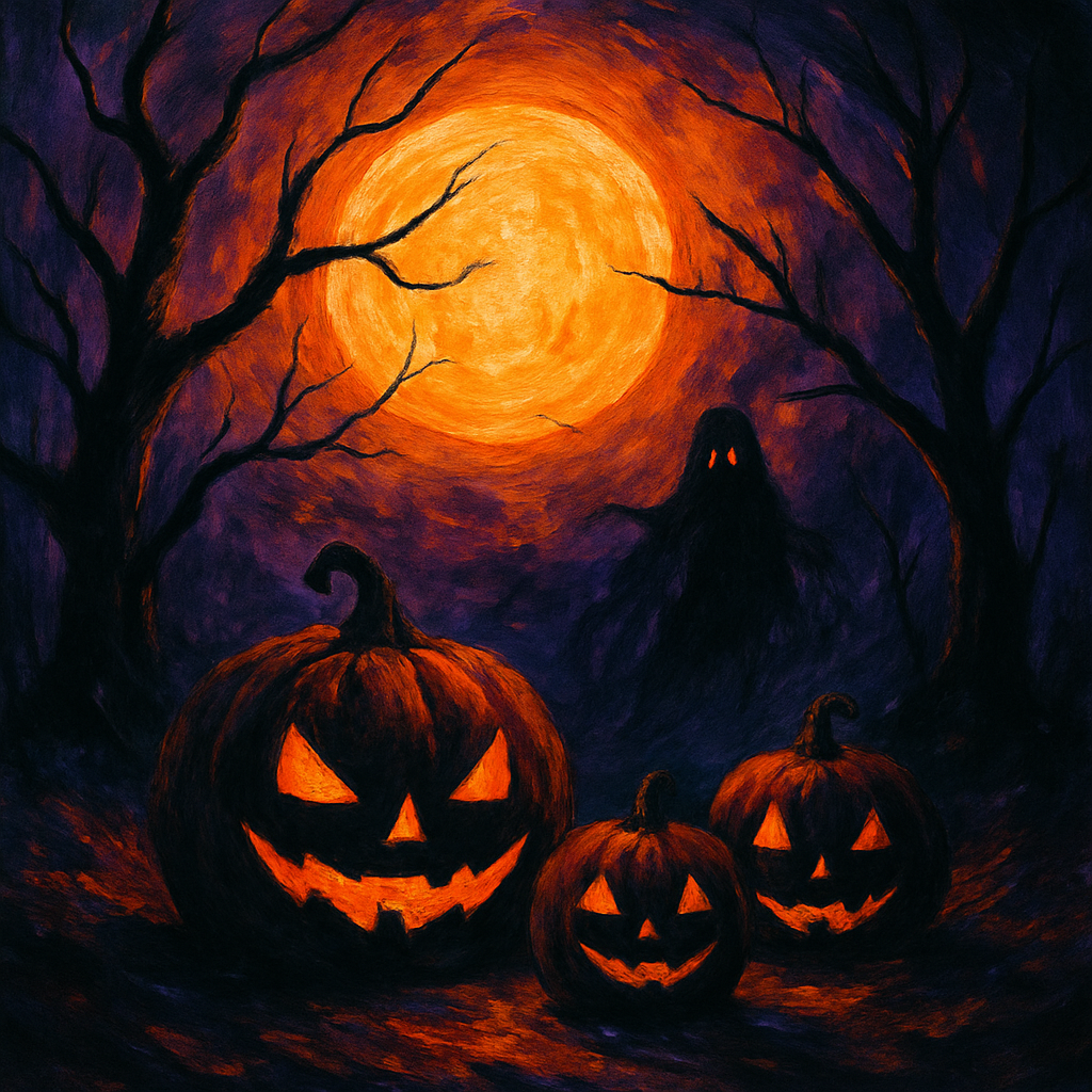 Haunting Shadows Paint By Number