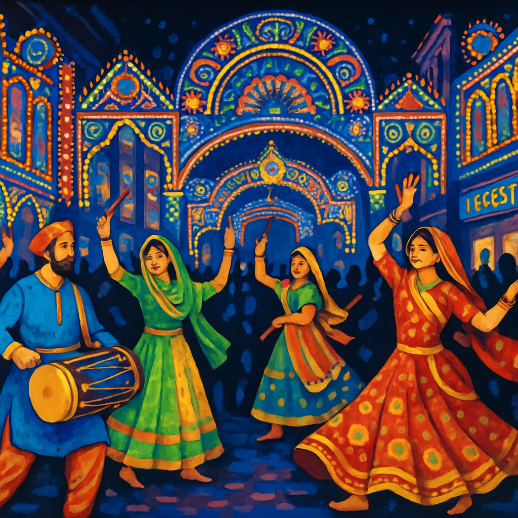 Diwali Lights Festival - Leicester, England Paint By Numbers Art