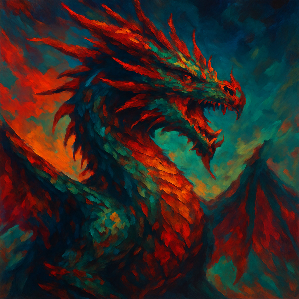 Dragon's Breath Paint By Number