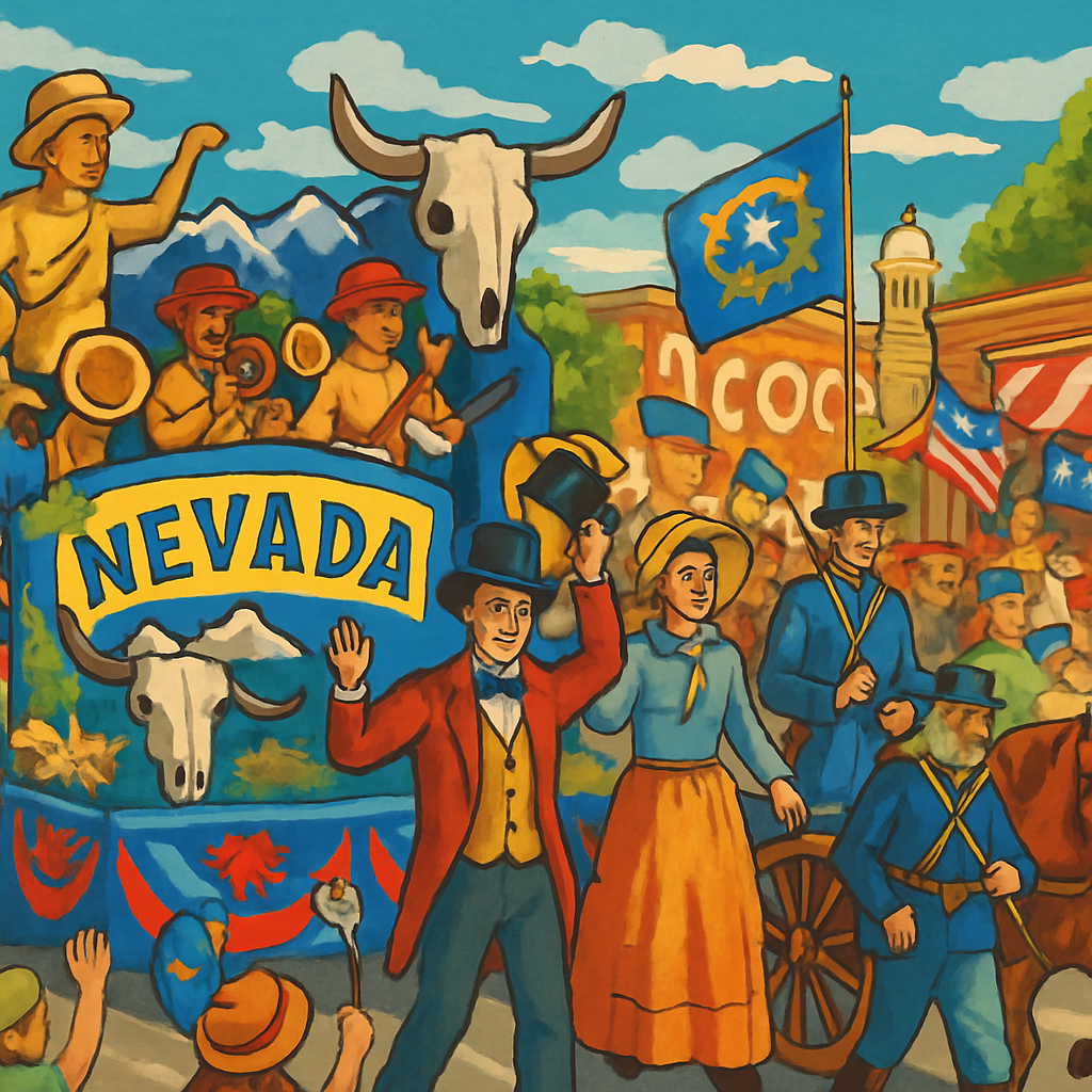 Nevada Day - Carson City, USA Paint By Numbers Art