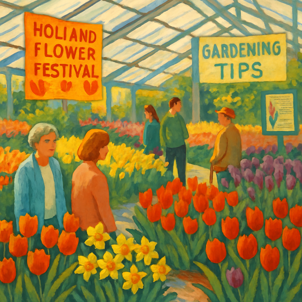 Holland Flower Festival - Noordoostpolder, Netherlands Paint By Numbers Art