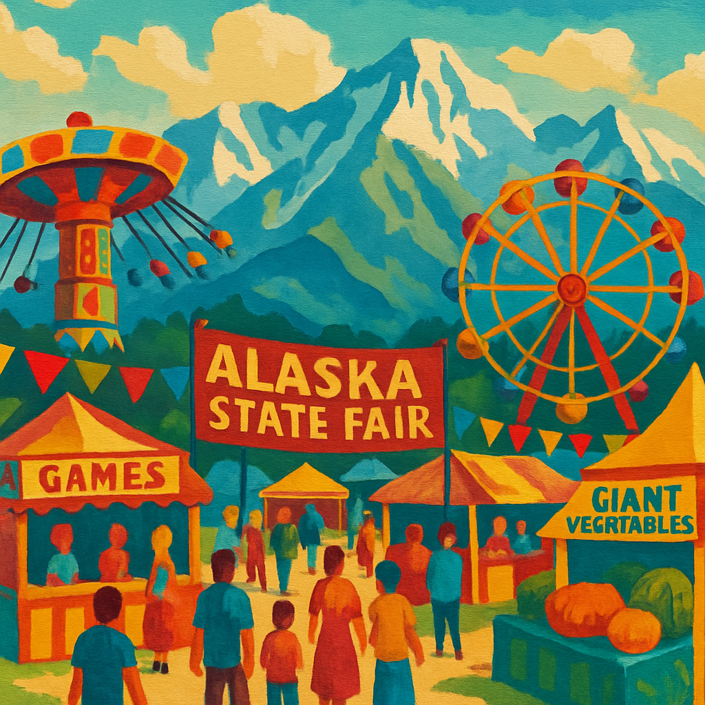 Alaska State Fair - Palmer, USA Paint By Numbers Art