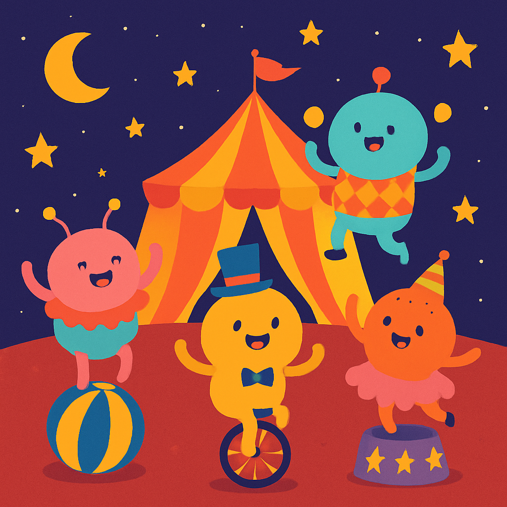 Cosmic Circus Show Paint By Numbers Kits