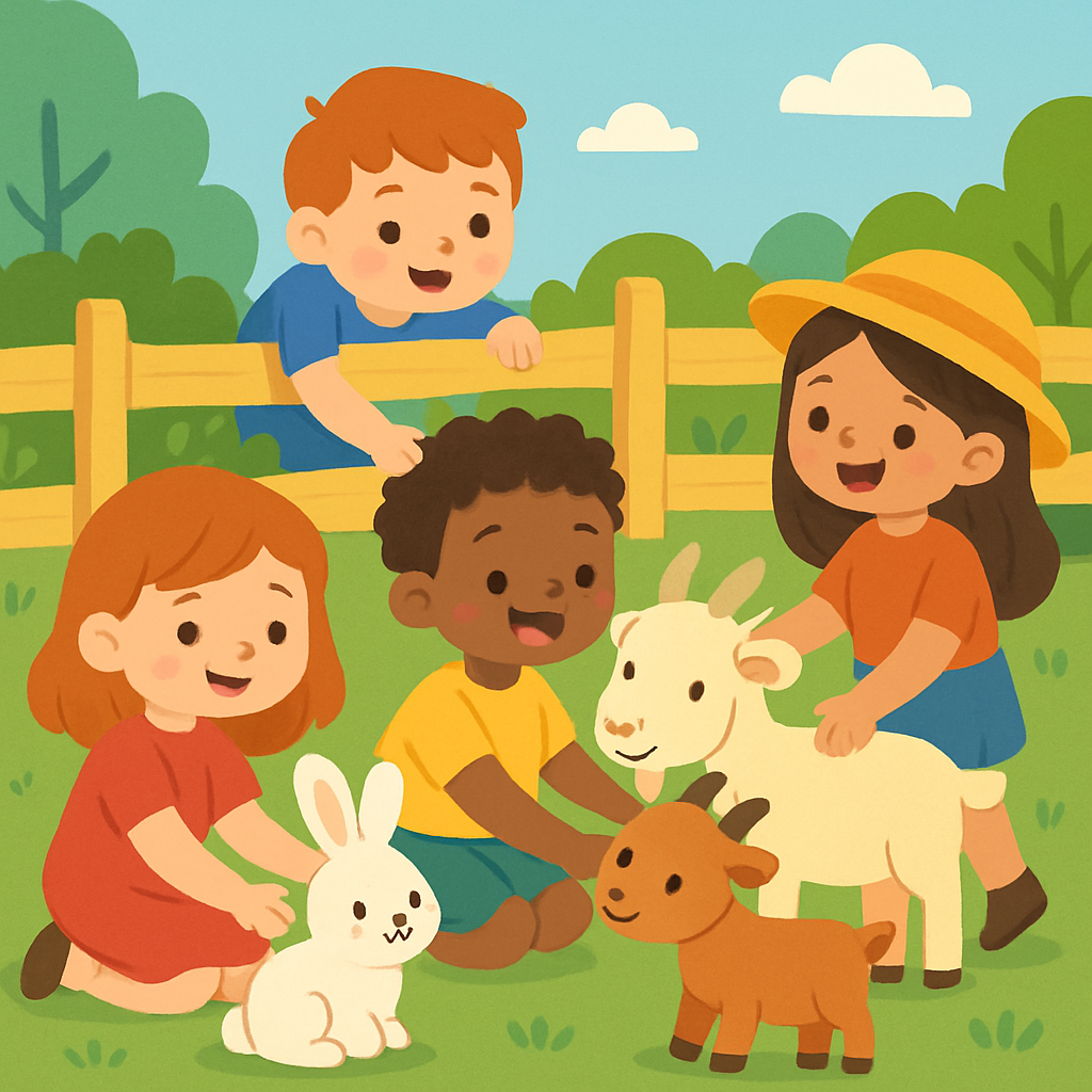 Colorful Petting Zoo Fun Paint By Numbers Kits