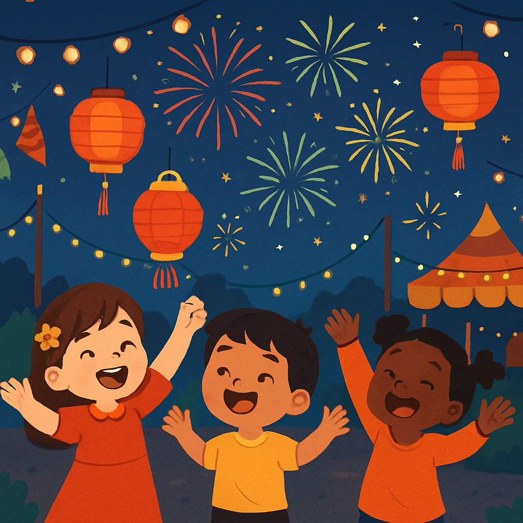 Bright Festival Of Lights Paint By Numbers Kits