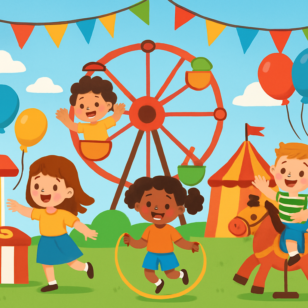 Happy Carnival Adventure Paint By Numbers Kits