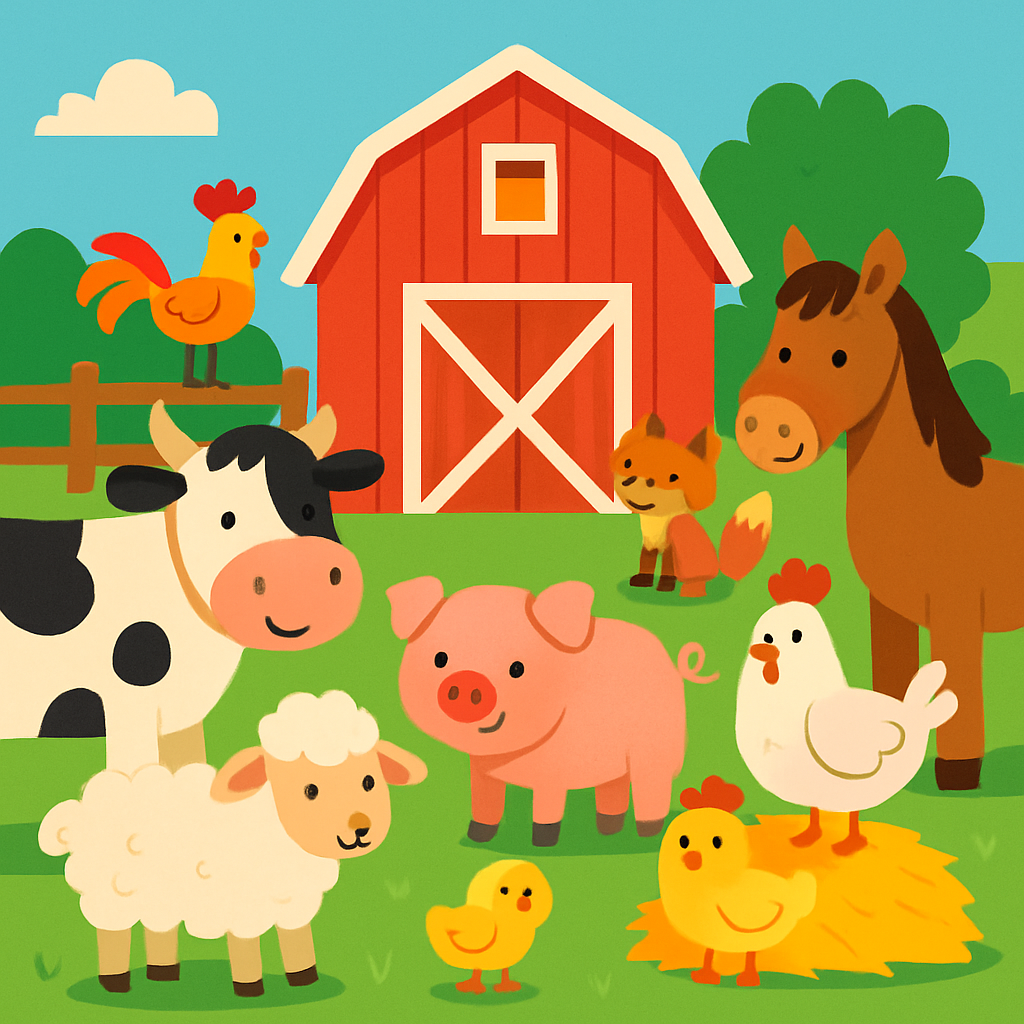 Barnyard Bonanza Numbered Painting Kits