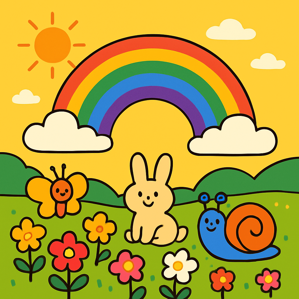 Magical Rainbow Valley Numbered Painting Kits