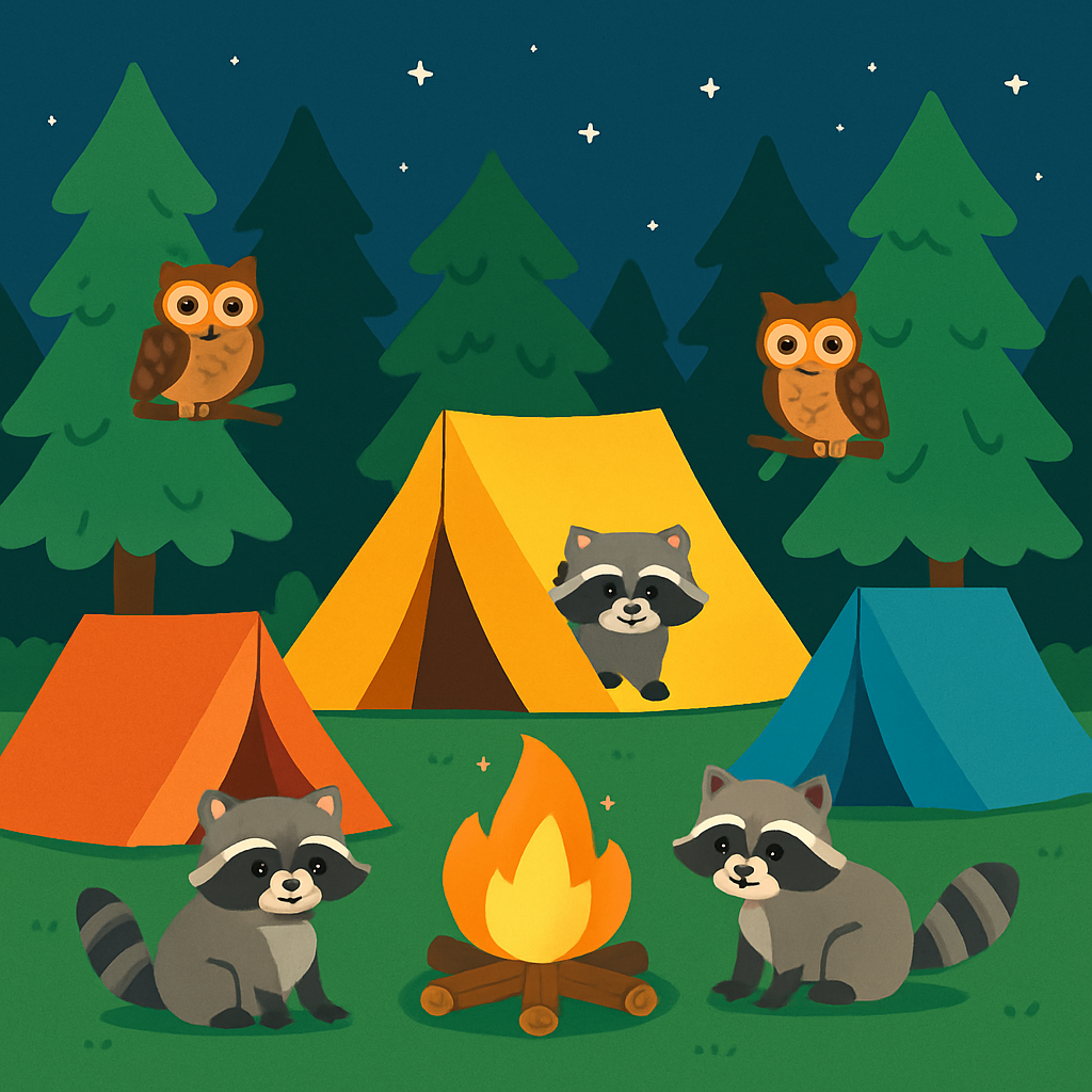 Exciting Camping Trip Paint By Numbers Kits