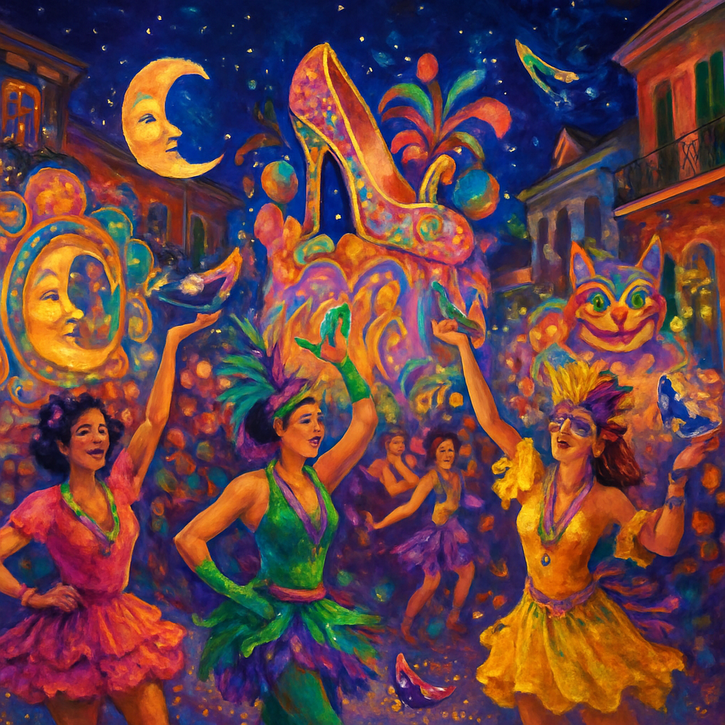 Krewe Of Muses Parade - New Orleans, USA Number Painting