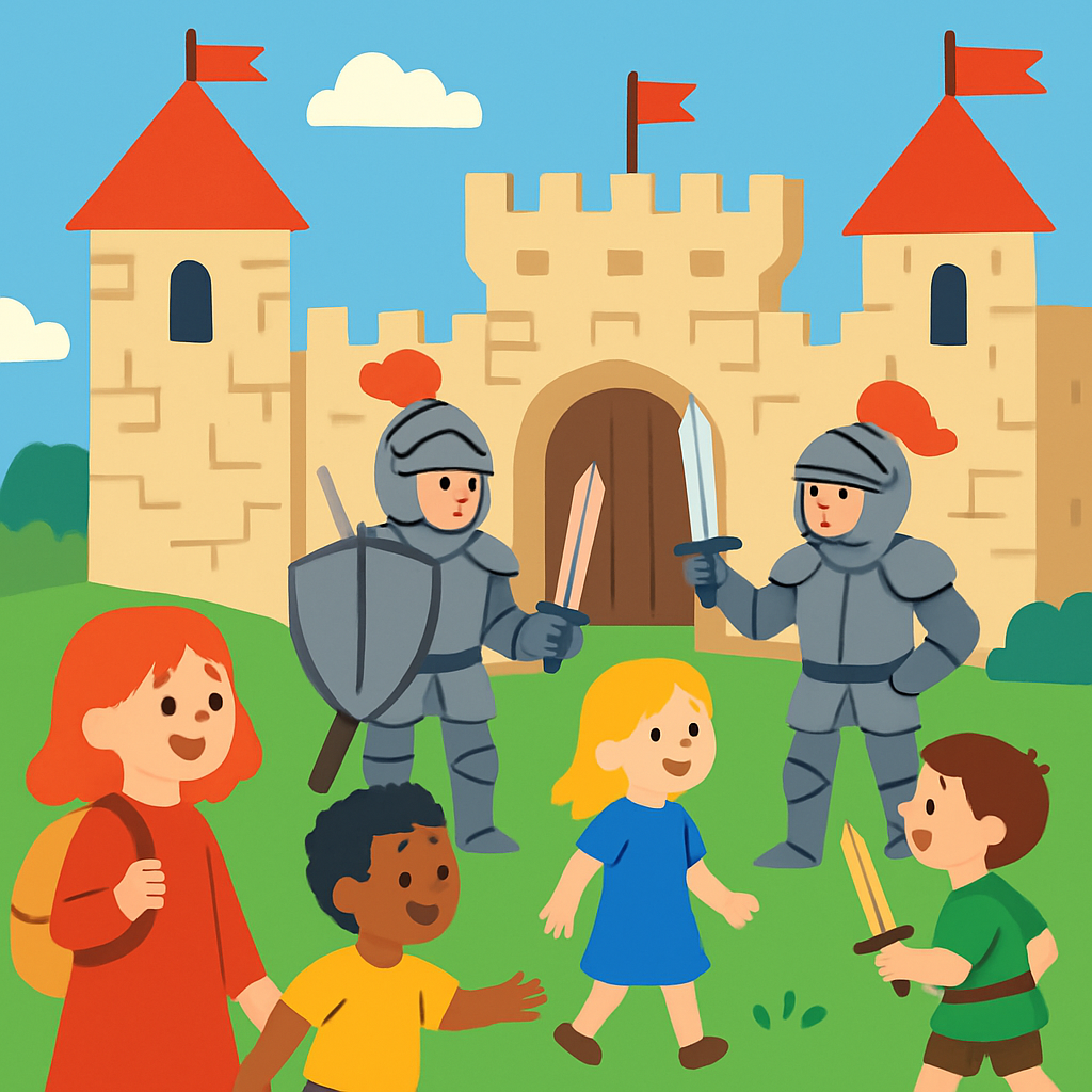 The Medieval Adventure DIY Paint By Numbers