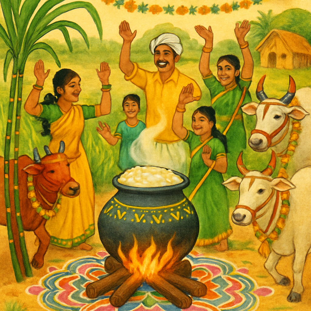 Pongal - India Paint By Color
