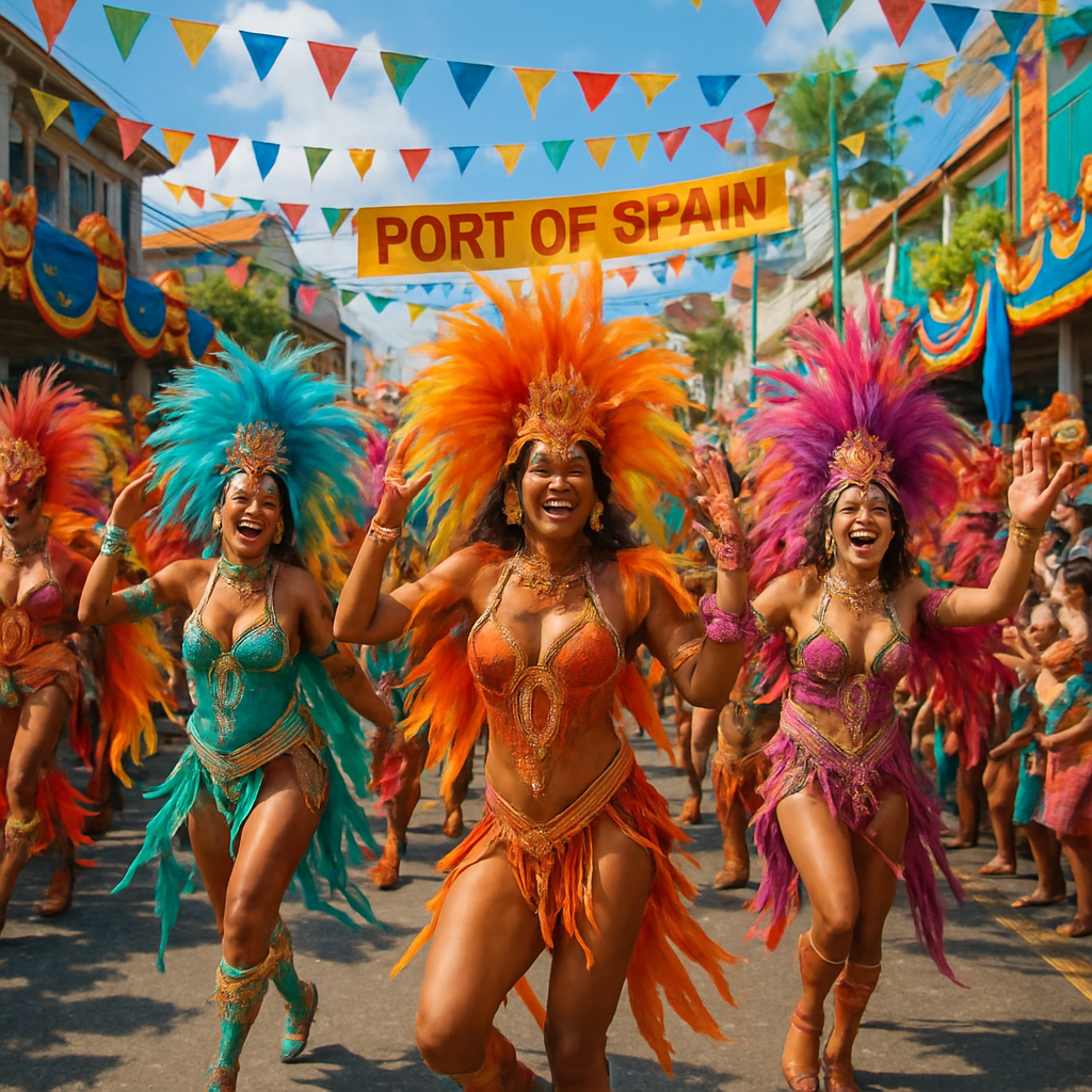 Carnival Of Trinidad And Tobago - Caribbean Paint By Number