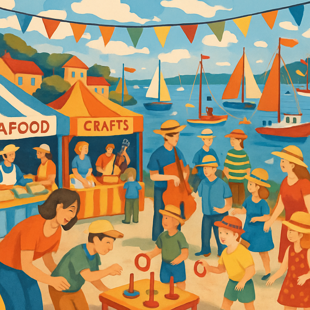 Harbour Festival - England Paint By Numbers Kits