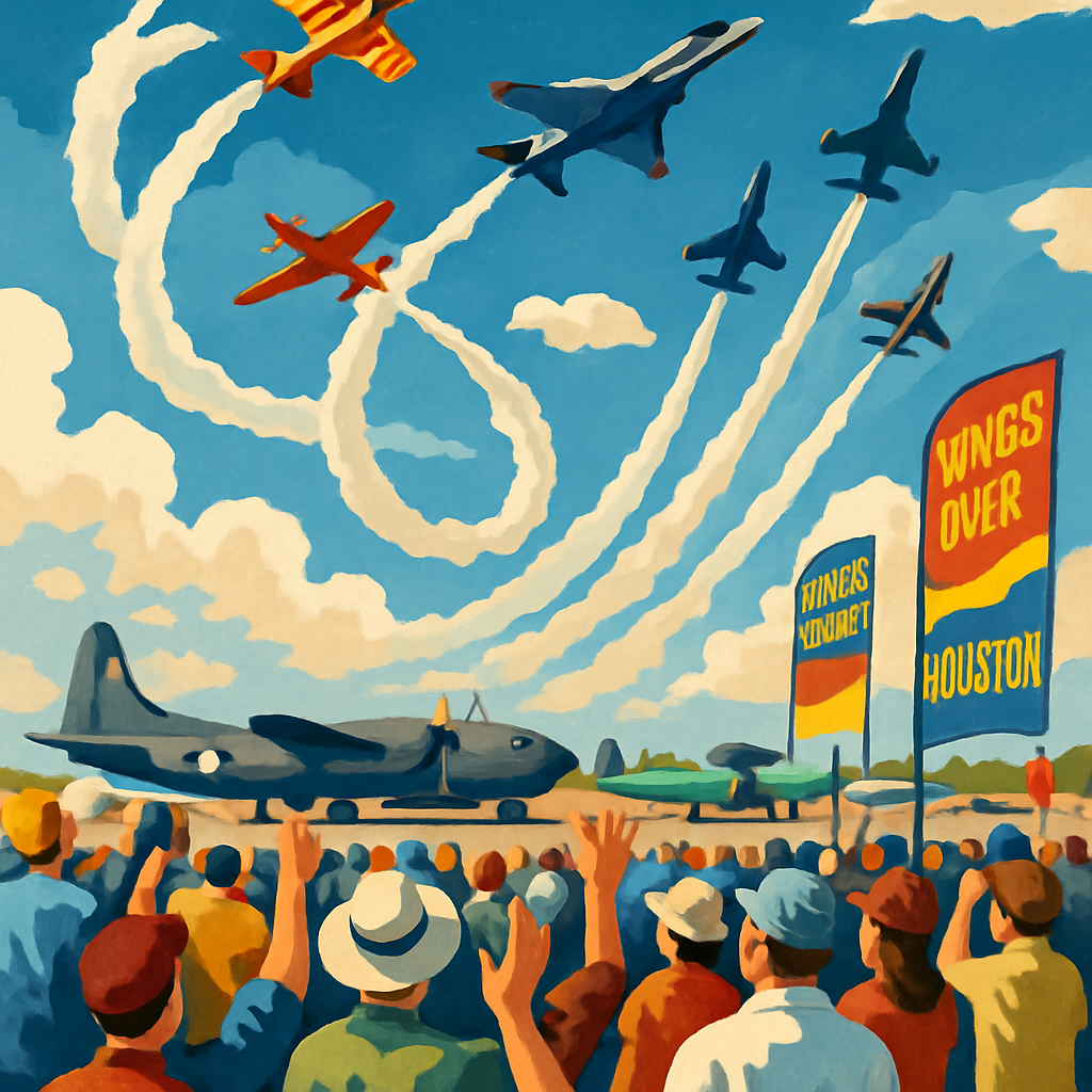Wings Over Houston - United States Paint By Numbers Kits