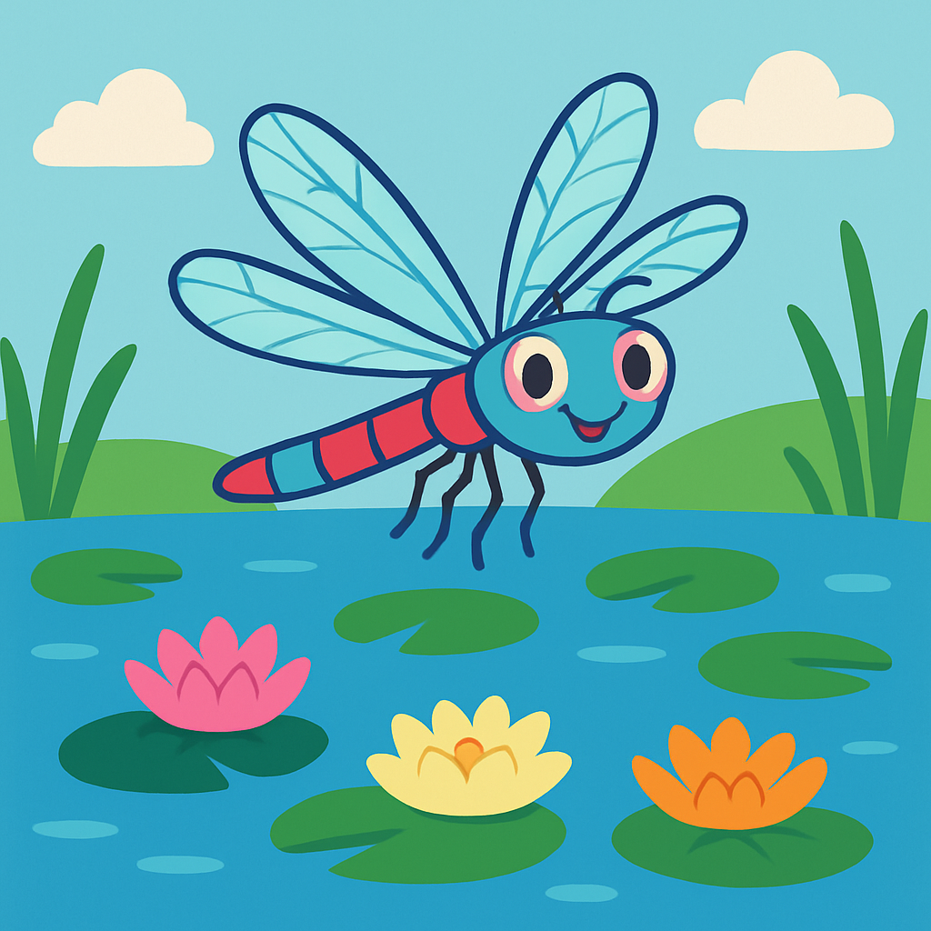 Sparkling Dragonfly Dance Paint By Numbers
