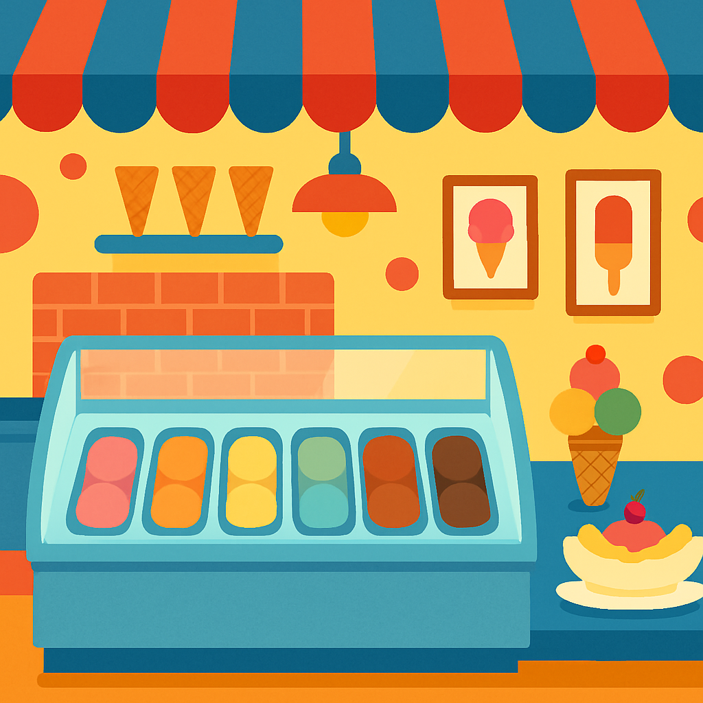 Imaginative Ice Cream Parlor Paint By Numbers Kits