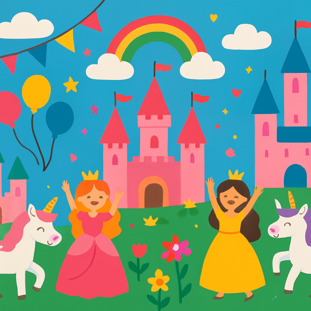 Fairy Tale Kingdom Celebration Paint By Numbers Kits